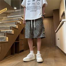 MA360-特P30高质量多口袋工装宽松大码沙滩裤中裤休闲裤子，男装休闲裤，星座1611A
