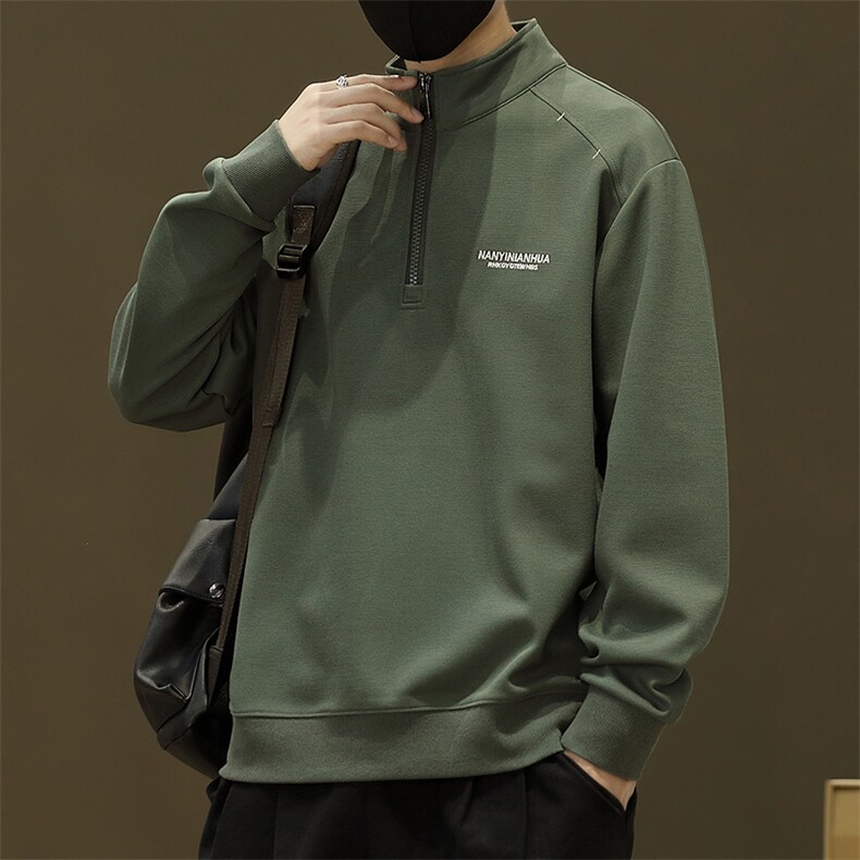 现货主推  立领拉链卫衣春季新品潮流休闲青年卫衣TW6100-P73图片