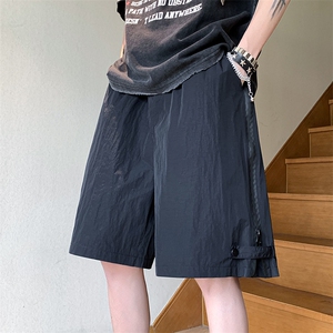 8XL-M 重磅特大码短裤男防水五分裤冲锋裤男户外DK1503P50控68图片