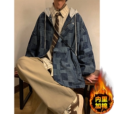 蓝色加棉