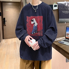 抖音得物供货量大从优可提供视频美式长袖T恤CT799特P25，男装T恤，电商A486-1
