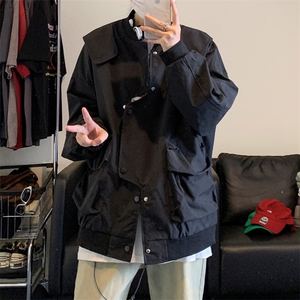 错位门禁飞行员夹克男外套男棒球衣服 XH26-P70图片