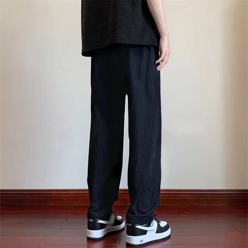 裤子男夏季潮工装休闲裤vintage高街阔腿灯笼裤A2101-P35,男装休闲裤,星座1109-3
