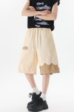 8XL-M特大码短裤男夏季新款大码vibe破洞拼接高街短裤DK1518P50，男装休闲裤，电商D206-1