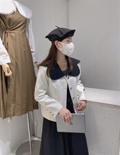 拼色小外套，其它，驿谷