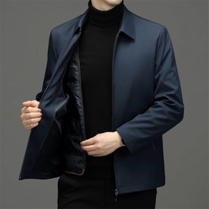 CDY7705钱塘2020-2中老年男士翻领休闲羽绒服外套量大价优P190