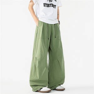 8XL-M 日系户外防泼登山裤男直筒束脚休闲裤夏徒步工装裤K9158P68图片