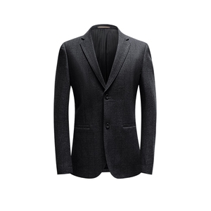 21秋冬新款商务休闲纯色西服外套潮流中年男免烫男装HBY2126-P160图片