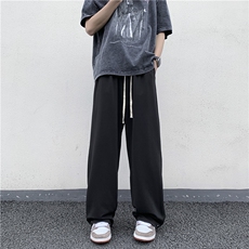 直播款春夏冰丝裤宽松休闲裤拖地裤垂感小西裤A017K609P50，男装西裤，电商A017