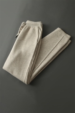 时尚男士秋冬羊绒休闲裤简约直筒设计舒适保暖，男装休闲裤，台绒羊绒