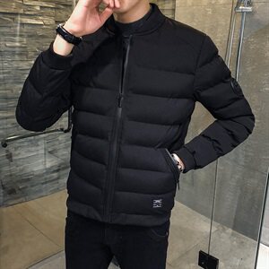 2020冬装新款羽绒棉立领保暖棉服男士潮流棉衣外套 A438-1733图片