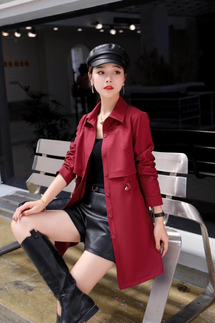 【现货】新款秋装，时尚风衣外套，女装风衣，欣卓越