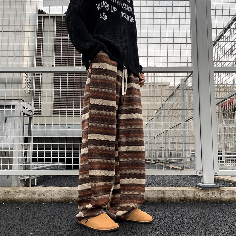 自家图~老钱风复古民族风毛呢休闲裤CK571/P55,男装民族服装,电商B350