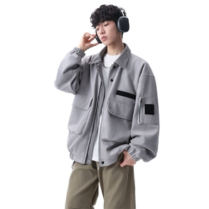 2026春款老钱风高品质麂皮绒猎装男夹克DSA157B-J2656-特P75图片