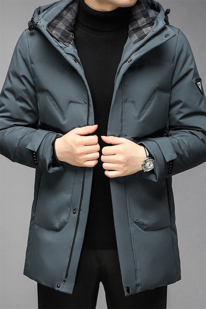 2021男士新款羽绒服连帽可脱卸白鸭绒羽绒服休闲外套GR6915-P220,男装羽绒服,电商B212（原钱塘6029）