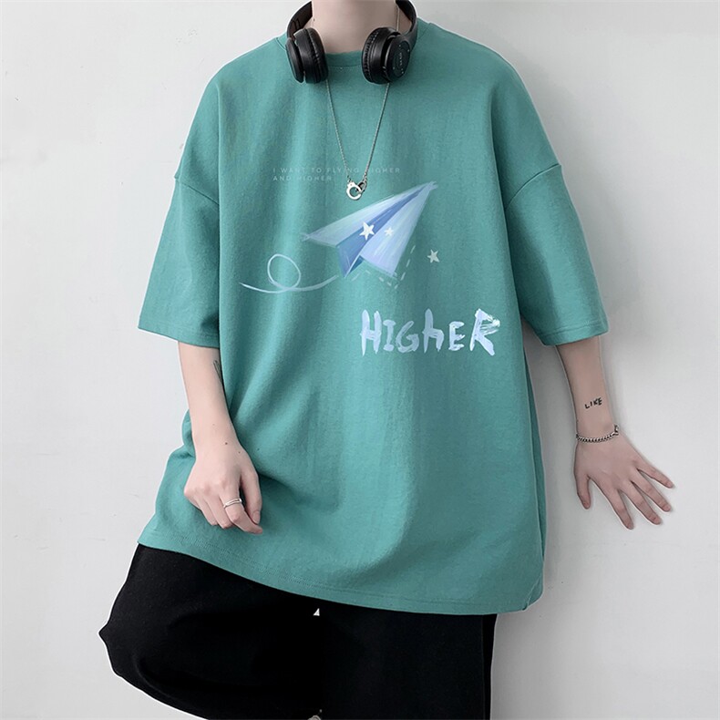 纯棉短袖t恤男大码半袖打底衫宽松体恤衫DX17270-P20大皂风,男装T恤,电商A040