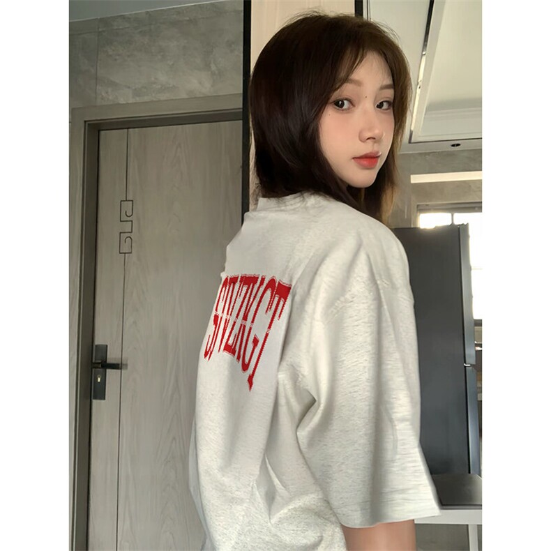 万针全刺绣解构设计260克重磅双纱纯棉高品质美式高街短袖T恤特35图片