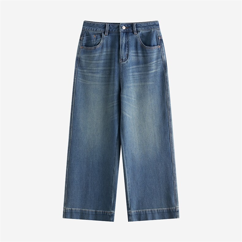 2025年秋季新款纯色系扣针织直筒裤时尚休闲通勤百搭，女装休闲裤，致织羊绒