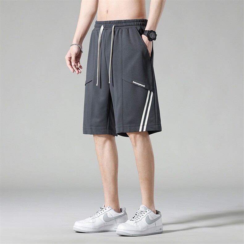 DD6858P29灰纸景百搭沙滩篮球大码宽松户外时尚休闲夏季短裤男,男装休闲裤,星座510A-1