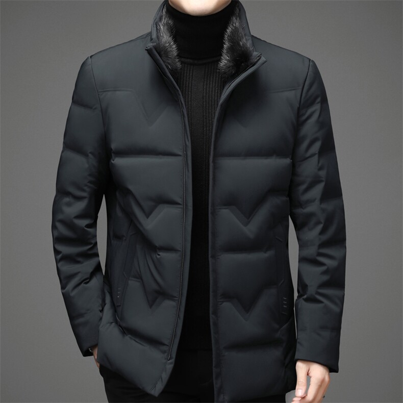 SNNYR8019秋冬新款2023年男士休闲羽绒服加厚保暖夹克外套P350图片