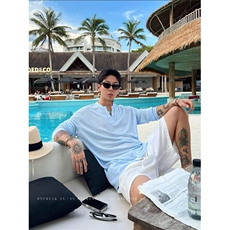 网图！简约纯色罩衫下架百搭男女长袖款-LK80112-特批40，男装T恤，电商A061
