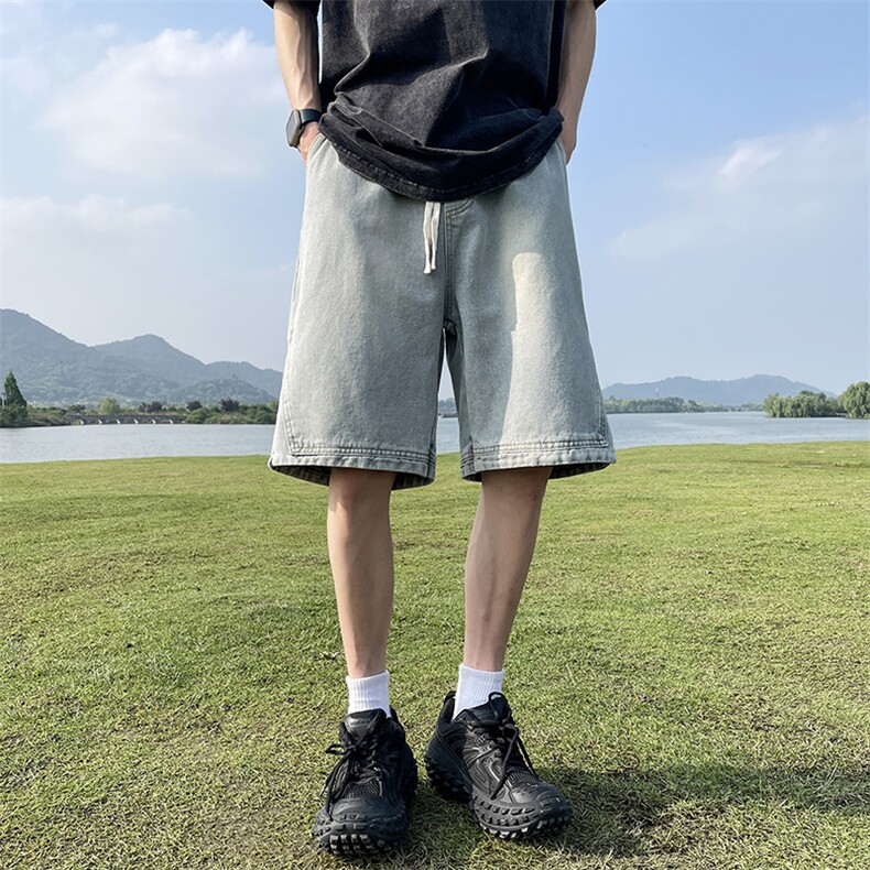 夏季新款水洗牛仔短裤A450特P40控58,男装牛仔裤,电商A309