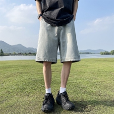 夏季新款水洗牛仔短裤A450特P40控58，男装牛仔裤，电商A309