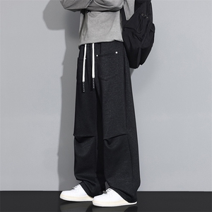美式潮牌直筒工装裤男2026春宽松显瘦休闲长裤子Q29177-P45