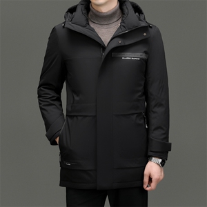 BN22705钱塘2020-2商务简约冬季厚款中年男士85鹅绒羽绒服P330图片