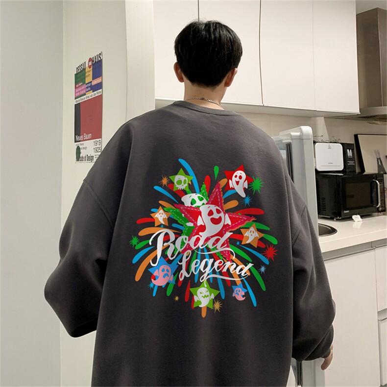 23秋季新款320G华棉圆领卫衣面布棉WH3236-P35控58,男装卫衣,电商B370