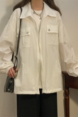 1中性工装大口袋大码M-5XL黄灯外套户外潮牌防晒服FS77006P50控78，男装防晒衣，星座226-2