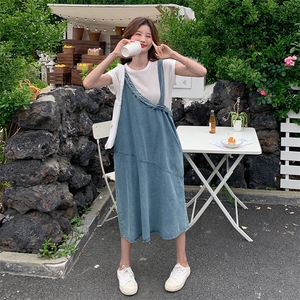 设计感牛仔背带裙裙女2025夏季新款韩系学院风减龄洋气图片
