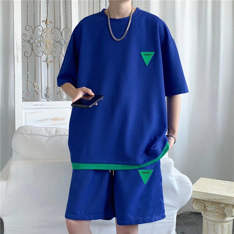 男潮流休闲套装宽松套装运动套装U36P49，男装休闲套装，星座1116-2