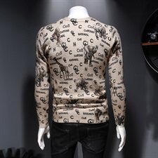 K138秋冬季个性打底百搭针织开衫P110，男装针织衫/毛衣，钱塘2010-1
