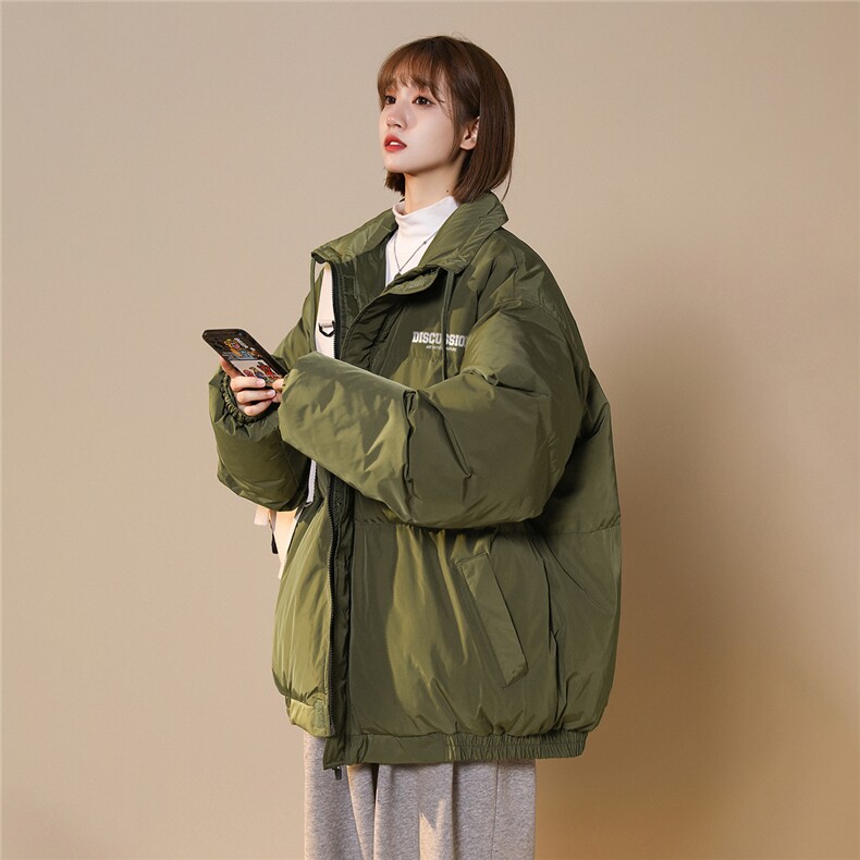 凯旋白鸭绒中性冬季新款设计感抽绳立领羽绒服YR214P195控258,男装羽绒服,A247A
