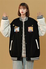 中性风春秋季情侣棒球服男女休闲夹克女时尚外套男BQF299-P50,男装夹克,电商B371