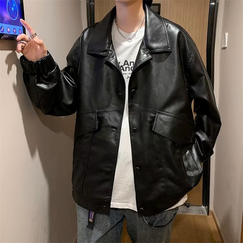 男秋季外套潮牌街头机车皮衣夹克外套Y701P65,男装夹克,星座1116-2