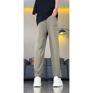 夏季美式高街 hiphop冰丝休闲九分裤货号K2423P45图片