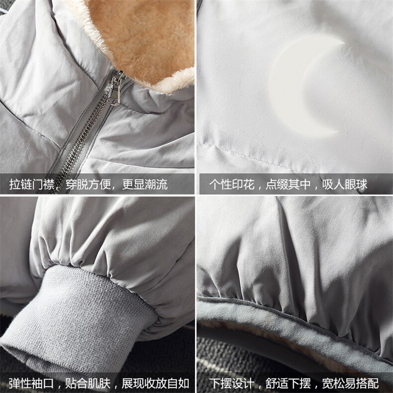 MY16055-P100加厚加绒连帽棉衣男大码棉服男面包服男,男装棉衣,电商A040A