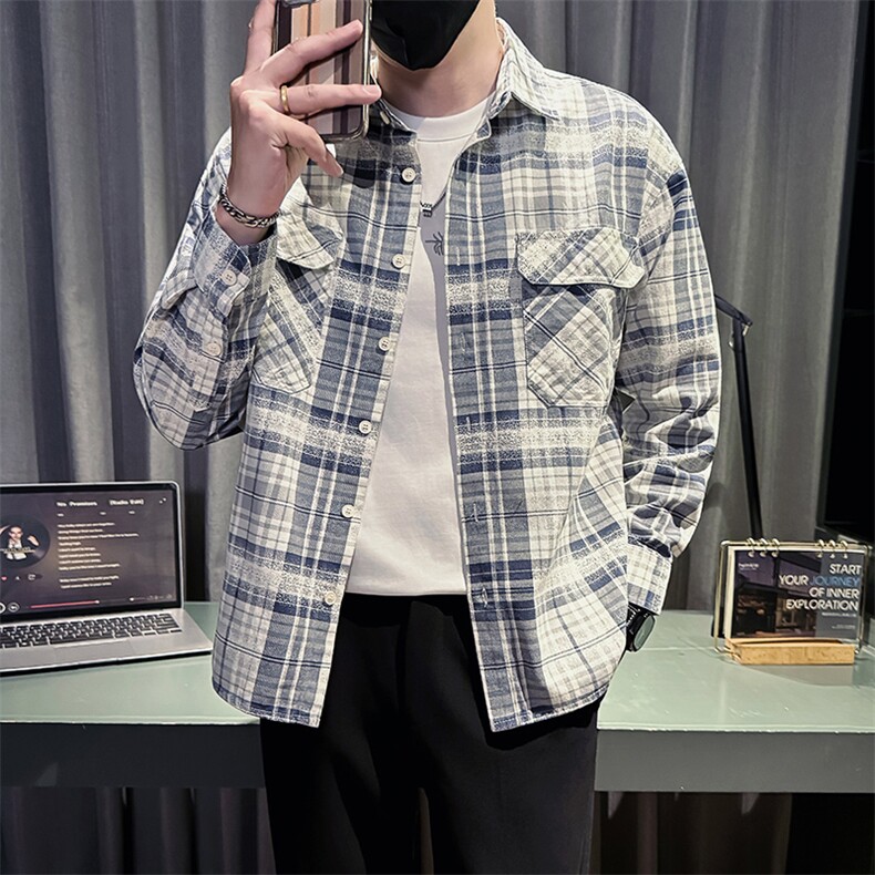 新款社会小伙秋冬男加厚寸衫型夹克男店主棉外套JK827-P68控98,男装夹克,星座301B-1