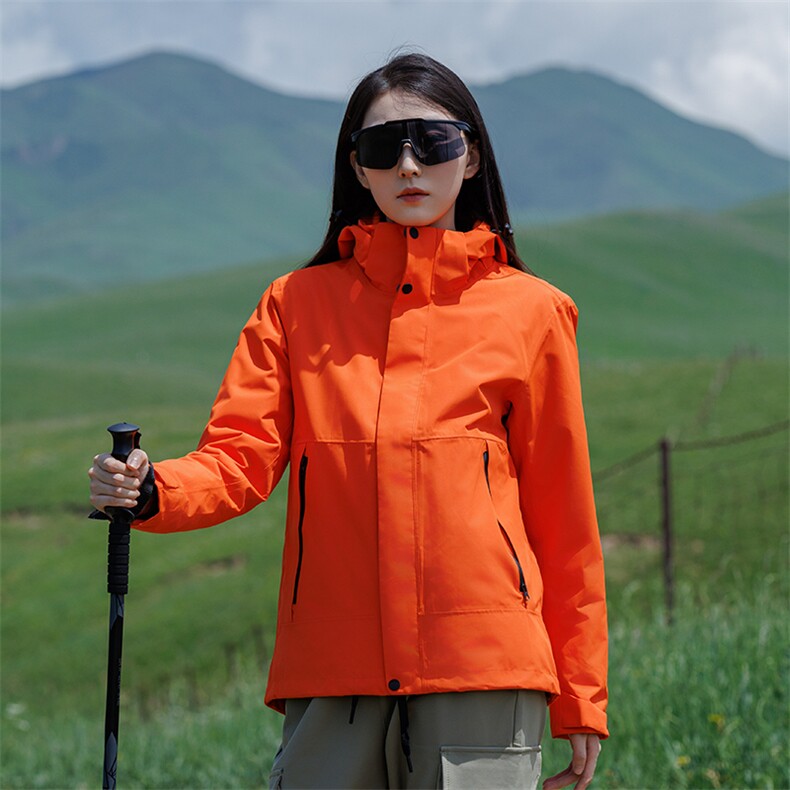 潮牌时尚户外运动真全热封三合一户外冲锋衣外套硬壳时尚男女同款，女装短外套，星座210-5(原414-2)