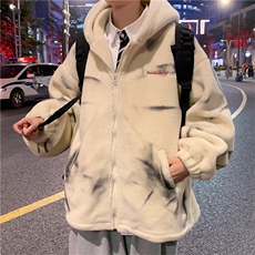 冬装羊羔绒宽松休闲加厚棉衣潮流棉服外套A161-2-M8007-P85，男装棉衣，电商A161-2