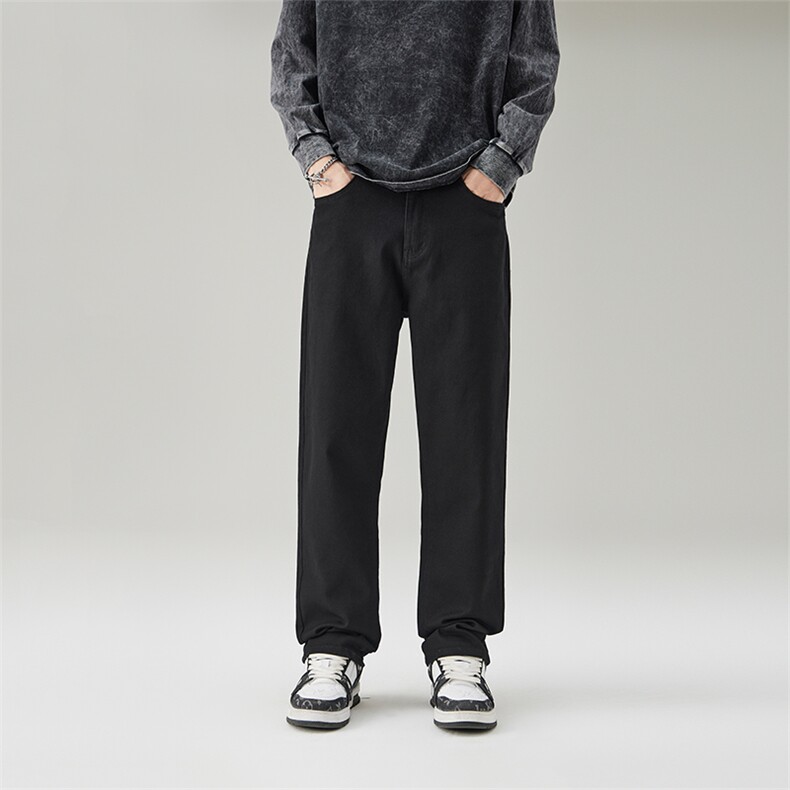 弹力牛仔宽松直筒（数据热卖款）水洗牛仔裤A161-K552-P55,男装牛仔裤,电商A161