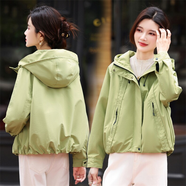 高级感羽绒服女短款秋冬2025新款流行小个子时尚减龄连帽外套,女装羽绒服,丽影随形