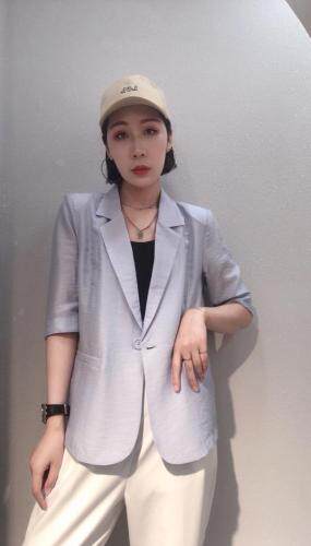 【现货】夏季新款：高端英伦丝西装、防晒系列，女装西装，尚译