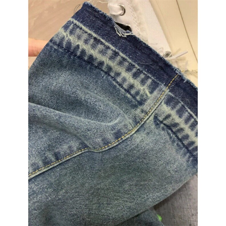 【有货】S809LL-特P52重工艺花瓣刺绣水洗牛仔裤男女设计感裤子,男装牛仔裤,星座1007（原301D）