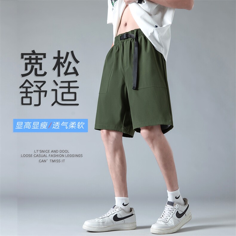 新款上市短裤夏季休闲运动男舒适透气宽松时尚潮牌裤子K23319-P25,男装休闲裤,电商A128