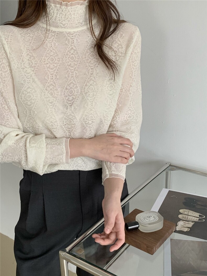 半高领打底衫女2024新款内搭显瘦软糯百搭纯色针织衫,女装羊毛衫,亿东羊绒