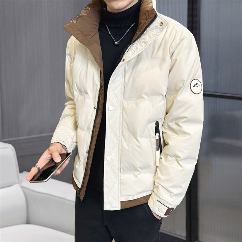 冬季新款羽绒棉服男型男保暖加厚立领外套S99422-P148，男装棉衣，星座310B