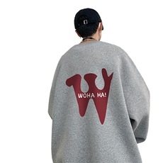 ！圆领卫衣港风长袖T恤男外套男WY126-P28，男装卫衣，电商B367